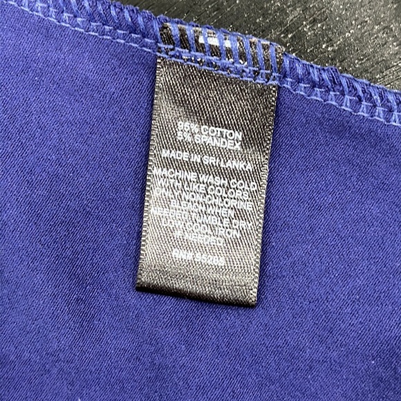 Express Cobalt Blue Purple Sweetheart Neckline Stretch Cotton Mini Dress - S - Picture 6 of 8